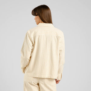 Chaqueta de rayas AMARILLO