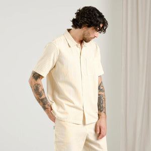 Camisa cuello camisero AMARILLO