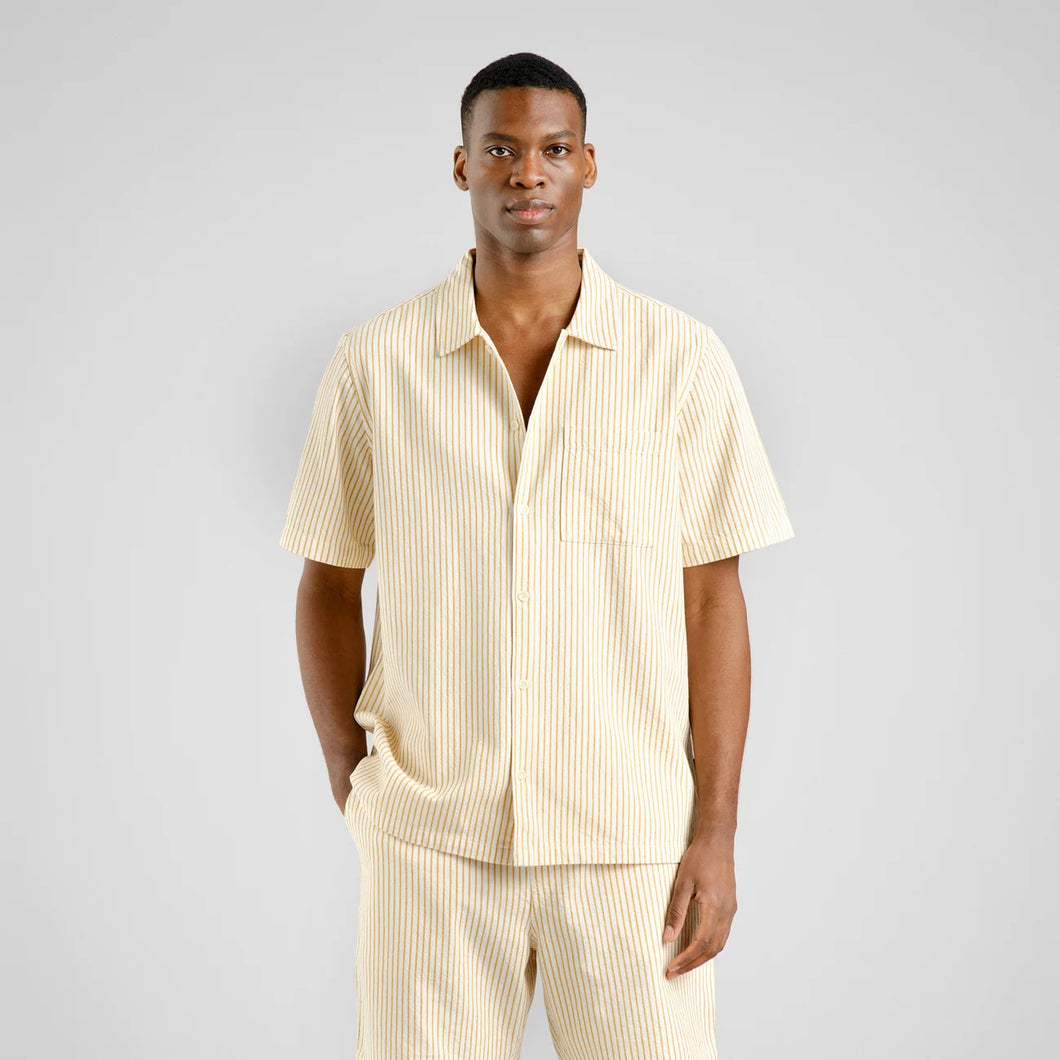 Camisa cuello camisero AMARILLO