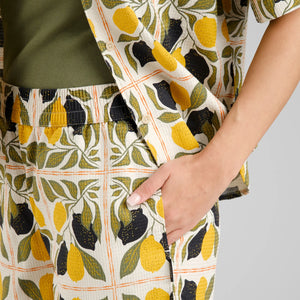Pantalón corto estampado VERDE