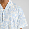 Camisa cuello solapa AZUL