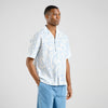 Camisa cuello solapa AZUL
