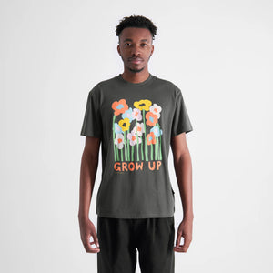 Camiseta con serigrafía GRIS