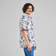 Cargar imagen en el visor de la galería, CAMISA ESTAMPADO CENA AZUL
