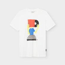 Load image into Gallery viewer, Camiseta estampado disco Blanco
