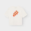 Camiseta tomate Blanco roto