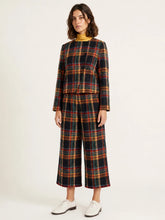 Load image into Gallery viewer, Chaqueta de cuadros escoceses Multicolor
