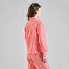 Chaqueta work rayas Rojo