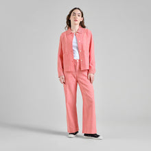 Cargar imagen en el visor de la galería, Chaqueta work rayas Rojo
