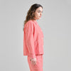 Chaqueta work rayas Rojo