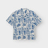 Camisa manga corta Ocean Azul