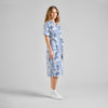 Vestido estampado ocean Azul