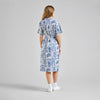 Vestido estampado ocean Azul