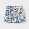 Shorts estampado ocean Azul