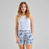 Shorts estampado ocean Azul
