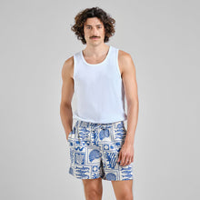 Cargar imagen en el visor de la galería, Pantalón Corto con cordón Ocean Azul
