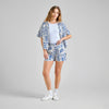 Camisa estampado Ocean  Azul