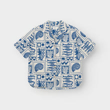 Cargar imagen en el visor de la galería, Camisa estampado Ocean  Azul
