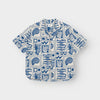 Camisa estampado Ocean  Azul