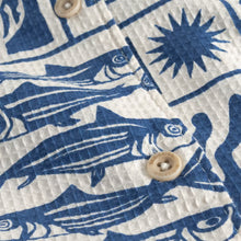 Cargar imagen en el visor de la galería, Camisa estampado Ocean  Azul
