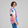 Camisa manga corta Abstract Block  Multicolor