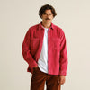 Sobrecamisa pana gruesa Roja