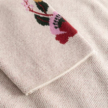 Cargar imagen en el visor de la galería, Jersey estampado flores Crema
