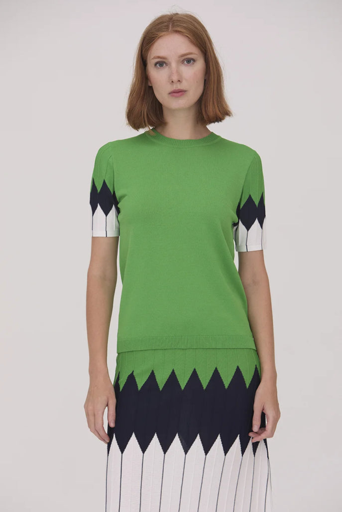 Jersey cuello redondo VERDE