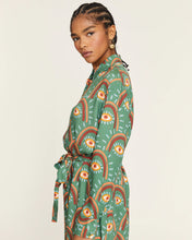 Cargar imagen en el visor de la galería, Vestido con cinturón VERDE
