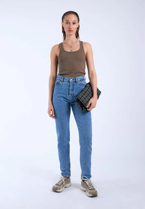 Vaquero Mom fit AZUL
