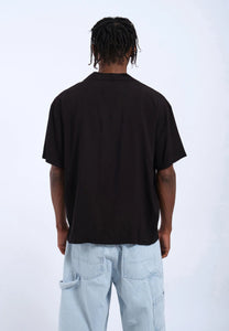 Camisa holgada NEGRO