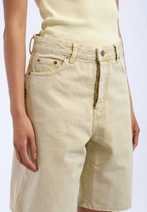 Pantalón corto vaquero AMARILLO