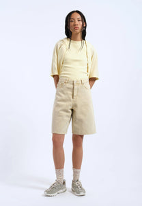Pantalón corto vaquero AMARILLO