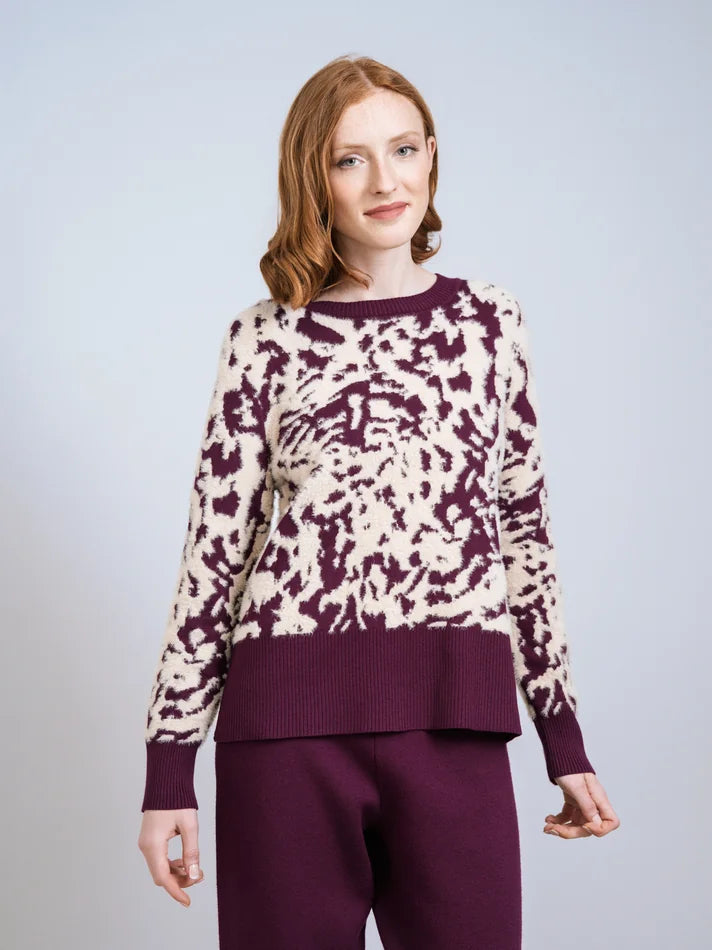 Jersey cuello redondo VIOLETA