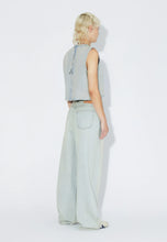 Load image into Gallery viewer, top-vaquero-mujer-denim-algodon-cremallera-espalda-arbol-shop
