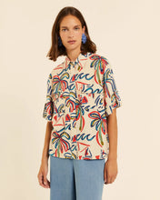 Cargar imagen en el visor de la galería, Camisa manga corta estampado Multicolor
