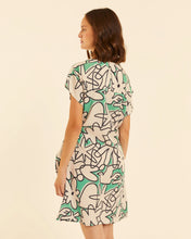 Load image into Gallery viewer, Vestido corto anudado Verde
