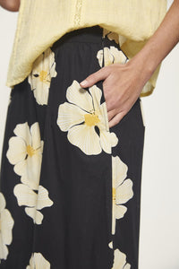 Falda con volante NEGRO