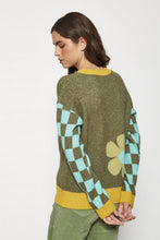 Cargar imagen en el visor de la galería, Jersey floral KAKI

