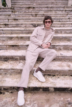 Load image into Gallery viewer, Pantalón holgado lana Beige
