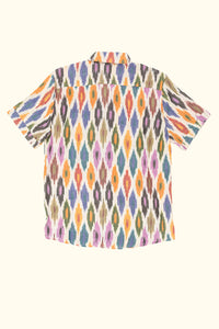 Camisa estampada a mano MULTICOLOR