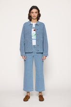 Load image into Gallery viewer, Chaqueta rayas finas Azul
