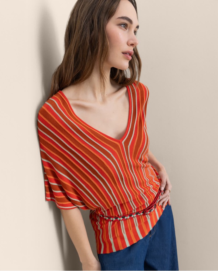 Jersey de punto NARANJA