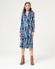 Load image into Gallery viewer, Vestido midi camisero AZUL
