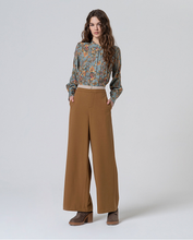 Cargar imagen en el visor de la galería, pantalon-wide-leg-tiro-alto-estilo-retro-arbol-shop
