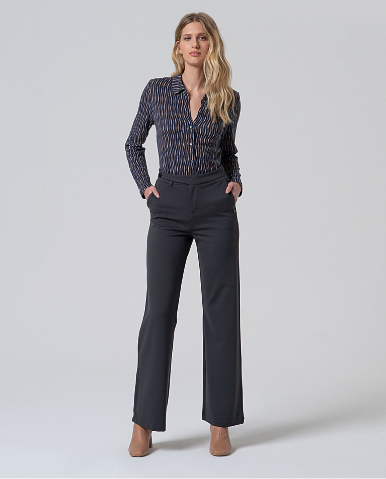 Pantalón Recto GRIS