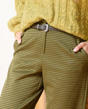 Cargar imagen en el visor de la galería, Pantalón pata de gallo VERDE

