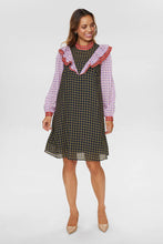 Load image into Gallery viewer, Vestido corto a cuadros ROSA

