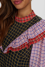 Load image into Gallery viewer, Vestido corto a cuadros ROSA
