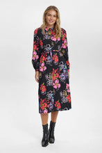 Cargar imagen en el visor de la galería, Vestido camisero NEGRO

